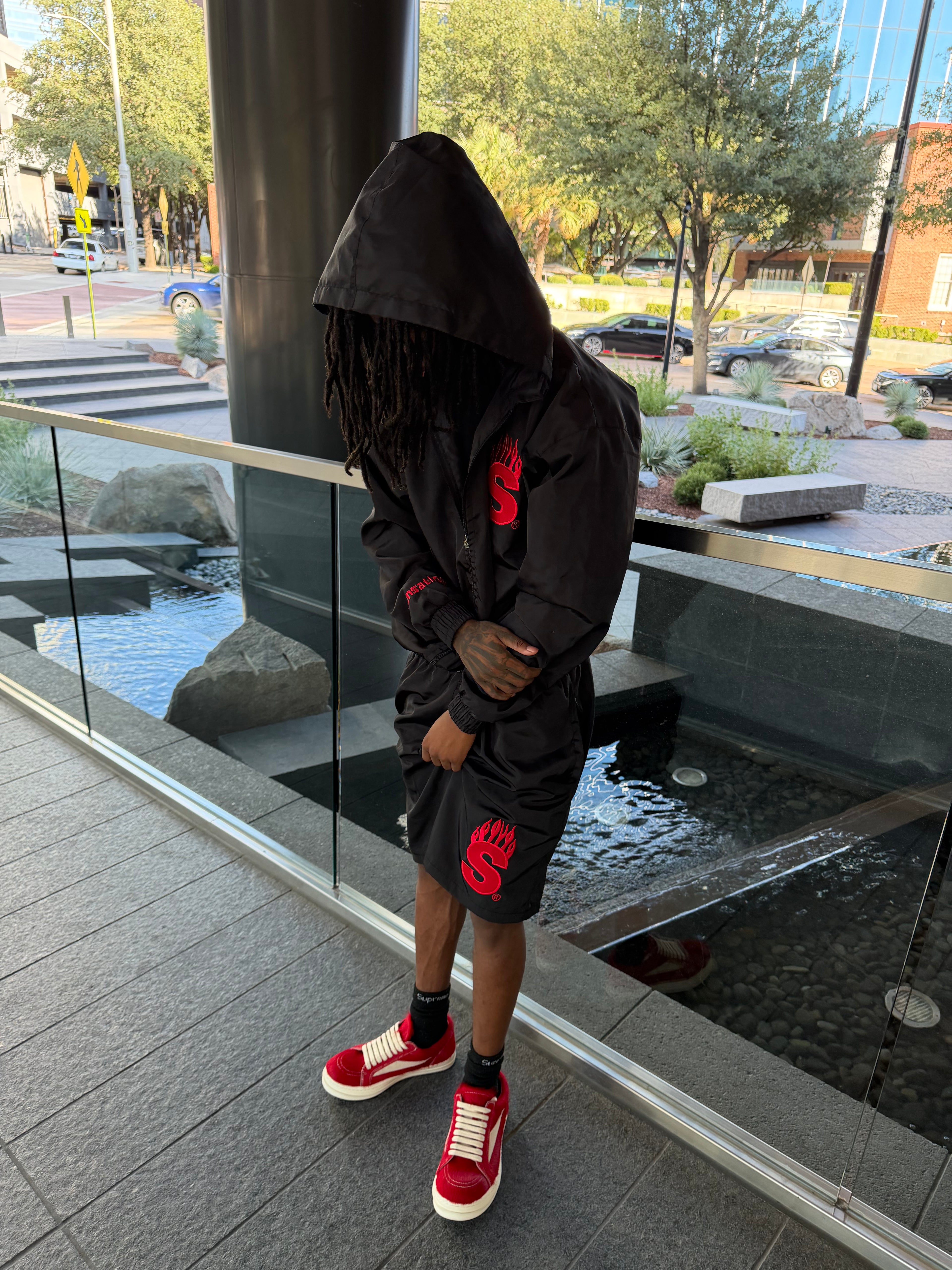 Black/Red Flame Series Set